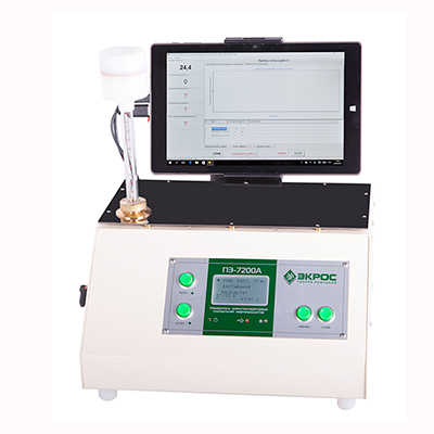 картинка Экрос ПЭ-7200А. Анализатор температуры помутнения, застывания и кристаллизации являющийся официальным дистрибьютором в России 