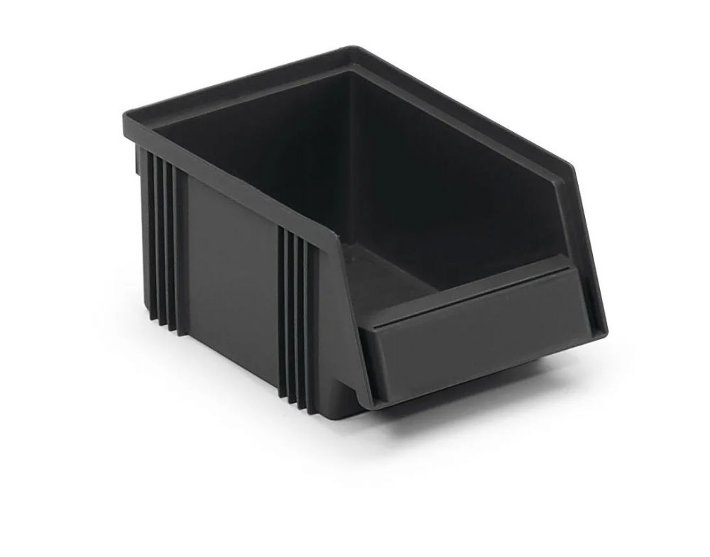 картинка Treston 1015-4ESD. Навесная штабелируемая ячейка 105×165×75 мм антистатическая являющийся официальным дистрибьютором в России 