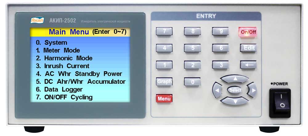 картинка АКИП 2502. Измеритель мощности являющийся официальным дистрибьютором в России 