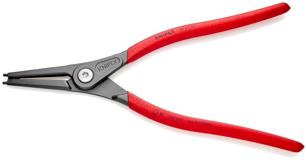 картинка KNIPEX KN-4911A4. Прецизионные щипцы для внешних стопорных колец являющийся официальным дистрибьютором в России 