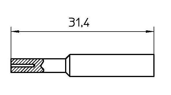 картинка Weller XNT (T0054486199N). Насадка измерительная являющийся официальным дистрибьютором в России 
