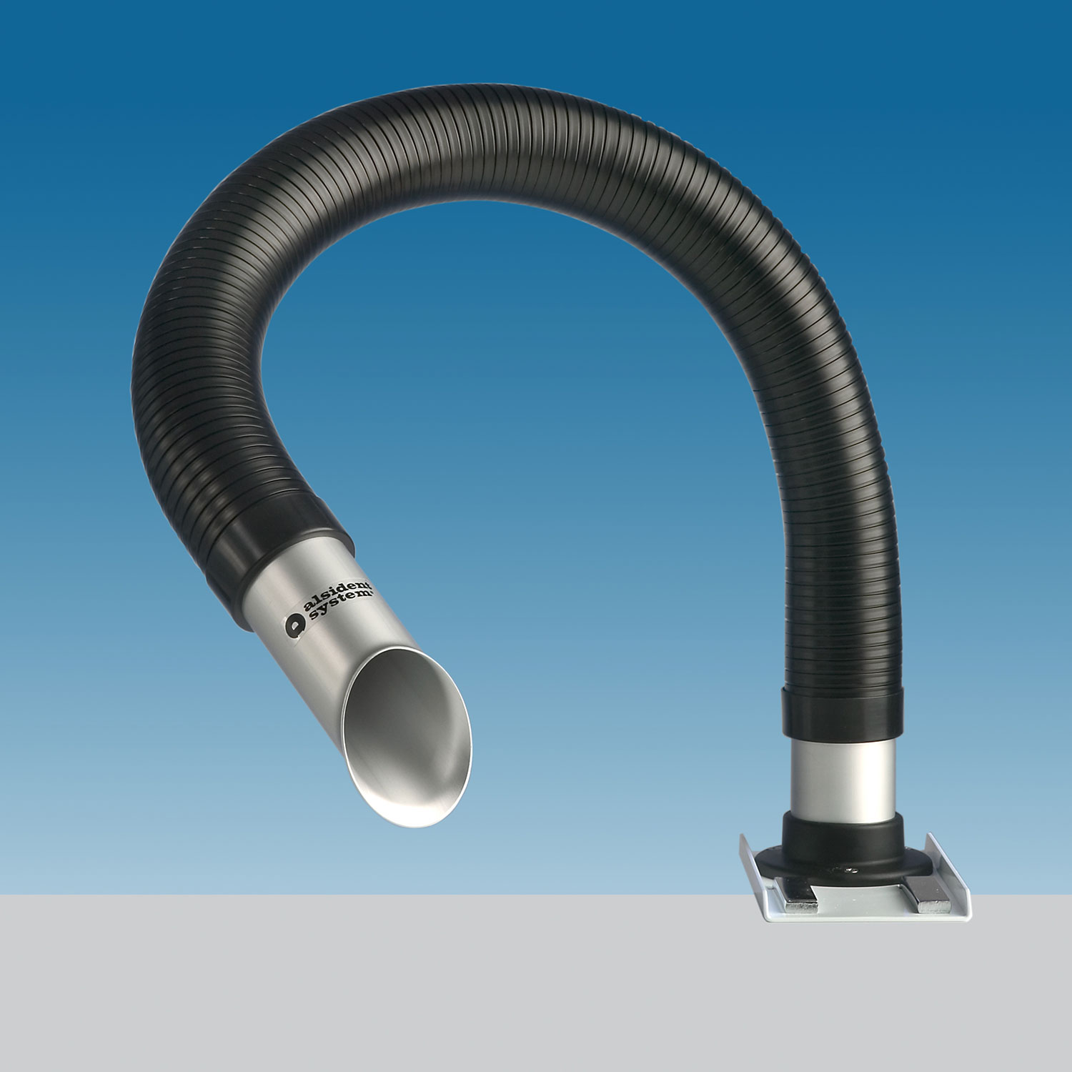 картинка Alsident 50-1-23-6. Дымоприемник гибкий, антистатический, с металлическим раструбом-трубкой являющийся официальным дистрибьютором в России 