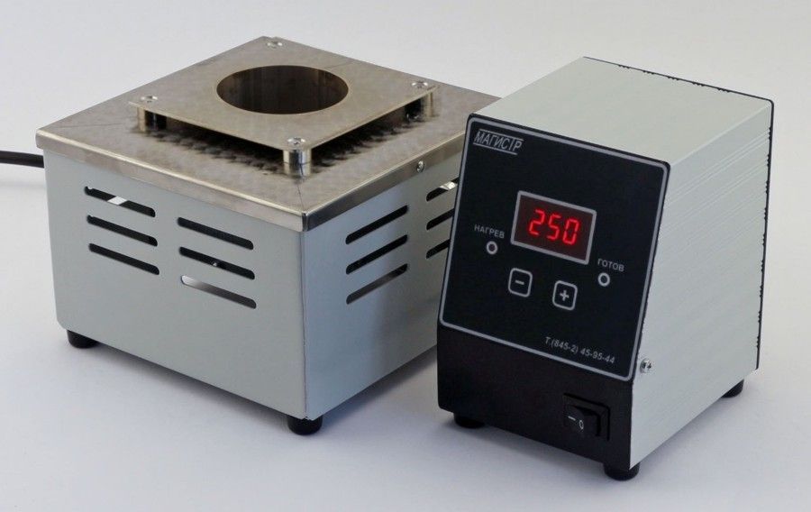 картинка Магистр Ц20-В (d45х50 150 Вт, 220 В). Паяльная ванна цифровая являющийся официальным дистрибьютором в России 