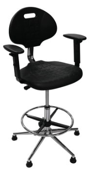 картинка ПРАКТИК PRO INDUSTRIAL. Стул с подлокотниками промышленный являющийся официальным дистрибьютором в России 