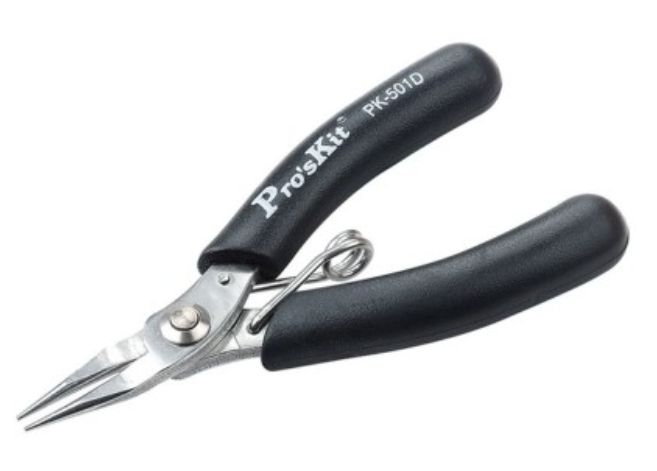 картинка ProsKit 1PK-501D. Круглогубцы антистатические являющийся официальным дистрибьютором в России 