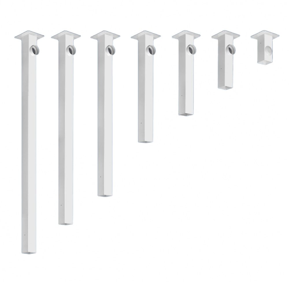 картинка Alsident 2-500-80. Крепление дымопремника к потолку 500 мм с муфтой являющийся официальным дистрибьютором в России 