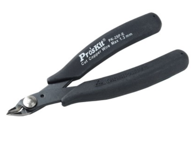картинка ProsKit 1PK-25P-E. Кусачки антистатические являющийся официальным дистрибьютором в России 
