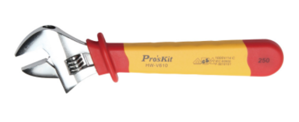 картинка ProsKit HW-V610. Разводной ключ диэлектрический 10 являющийся официальным дистрибьютором в России 
