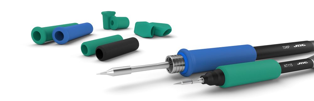 картинка JBC Grip Range. Манжеты для паяльников и термопинцетов являющийся официальным дистрибьютором в России 