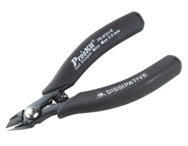 картинка ProsKit 1PK-5101-E. Кусачки усиленные антистатические являющийся официальным дистрибьютором в России 