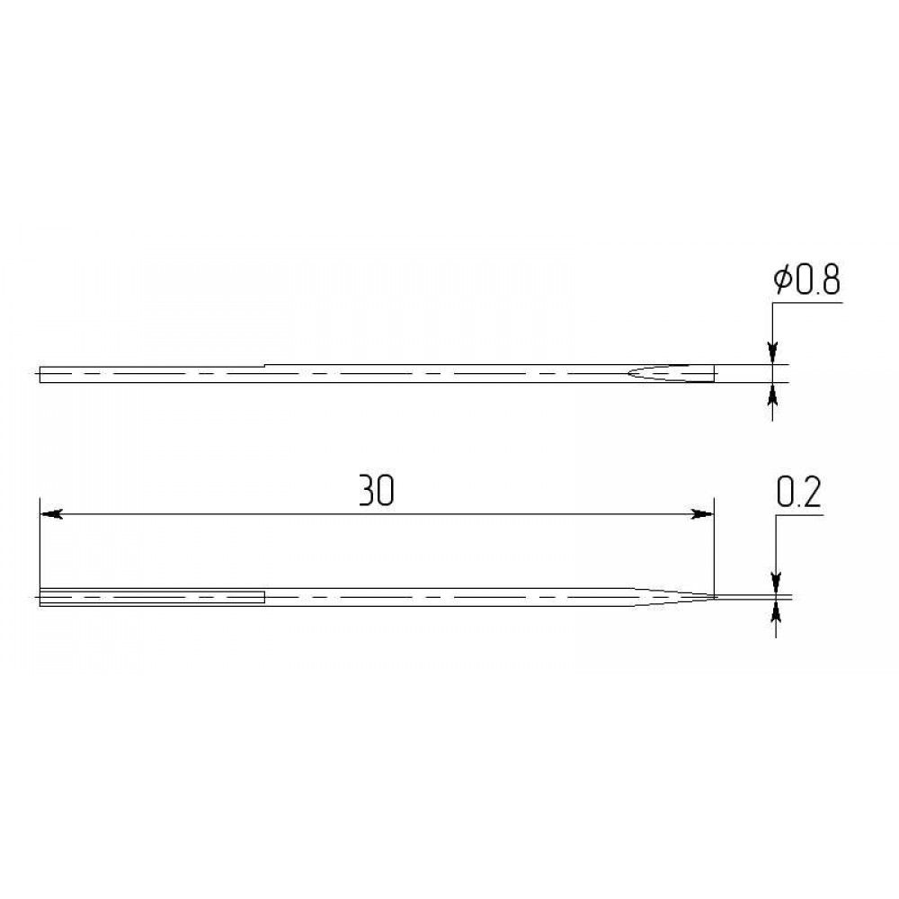картинка Магистр БИС-05.4, диаметр 0.8 мм. Электроды вольфрамовые являющийся официальным дистрибьютором в России 