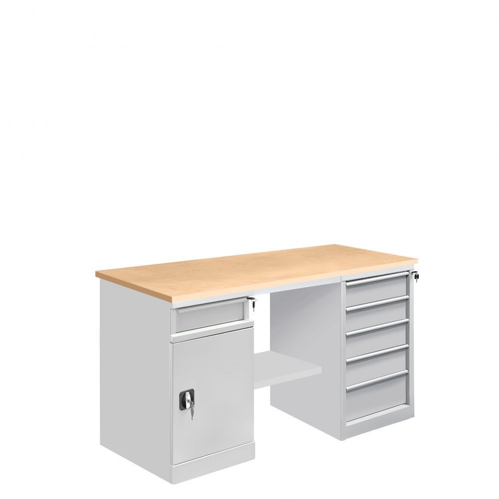 картинка Gresson ВС-1800Т2Т5. Верстак слесарный 1800×630×820 мм серии ВС-Т2Т5 являющийся официальным дистрибьютором в России 