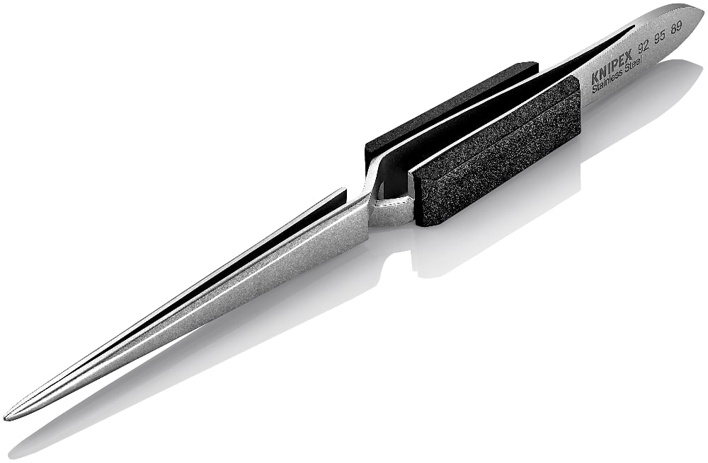 картинка KNIPEX KN-929589. Пинцет крестовидный прецизионный являющийся официальным дистрибьютором в России 