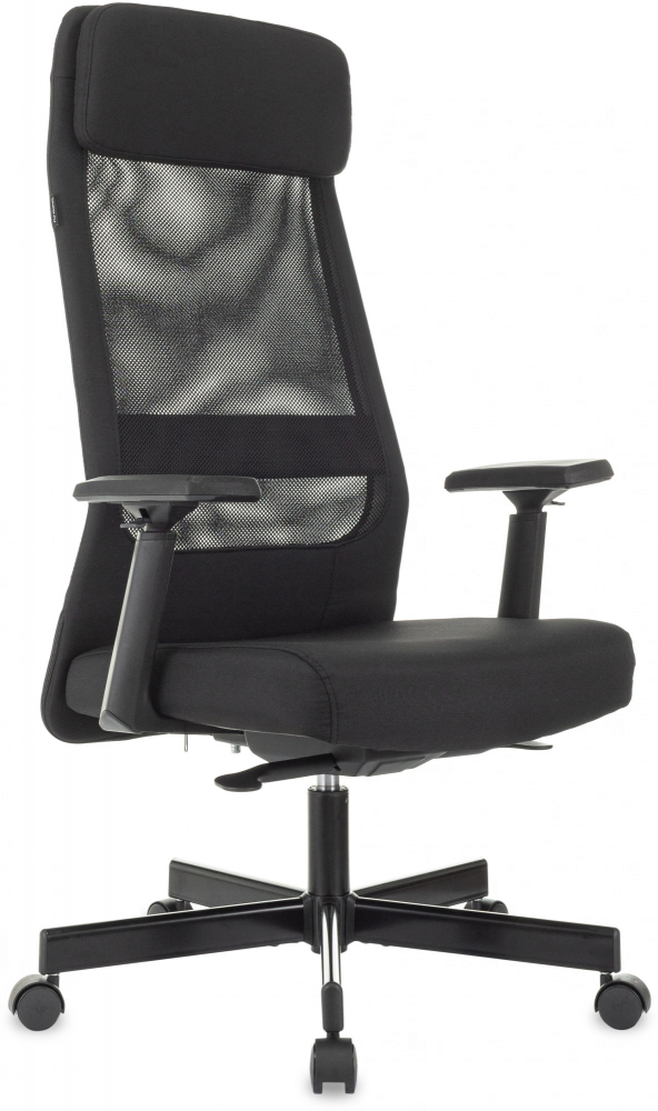 картинка Бюрократ T-995 (2087754). Кресло руководителя, цвет черный TW-01 сетка/ткань крестов. металл черный являющийся официальным дистрибьютором в России 