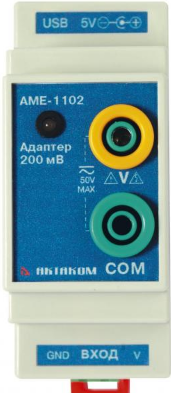 картинка АКТАКОМ АМЕ-1102. Модуль USB милливольтметра (до 200 мВ) являющийся официальным дистрибьютором в России 