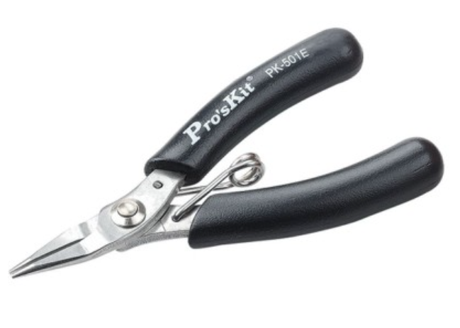 картинка ProsKit 1PK-501E. Узкогубцы антистатические являющийся официальным дистрибьютором в России 