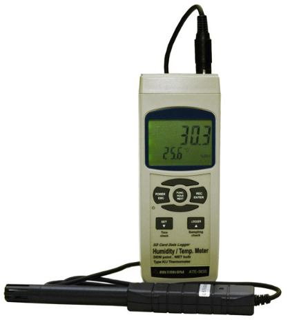 картинка АКТАКОМ АТЕ-5035. Термогигрометр являющийся официальным дистрибьютором в России 