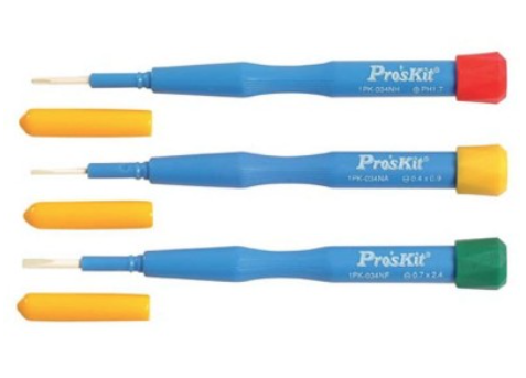 картинка ProsKit 1PK-034NA. Керамическая шлицевая отвертка являющийся официальным дистрибьютором в России 
