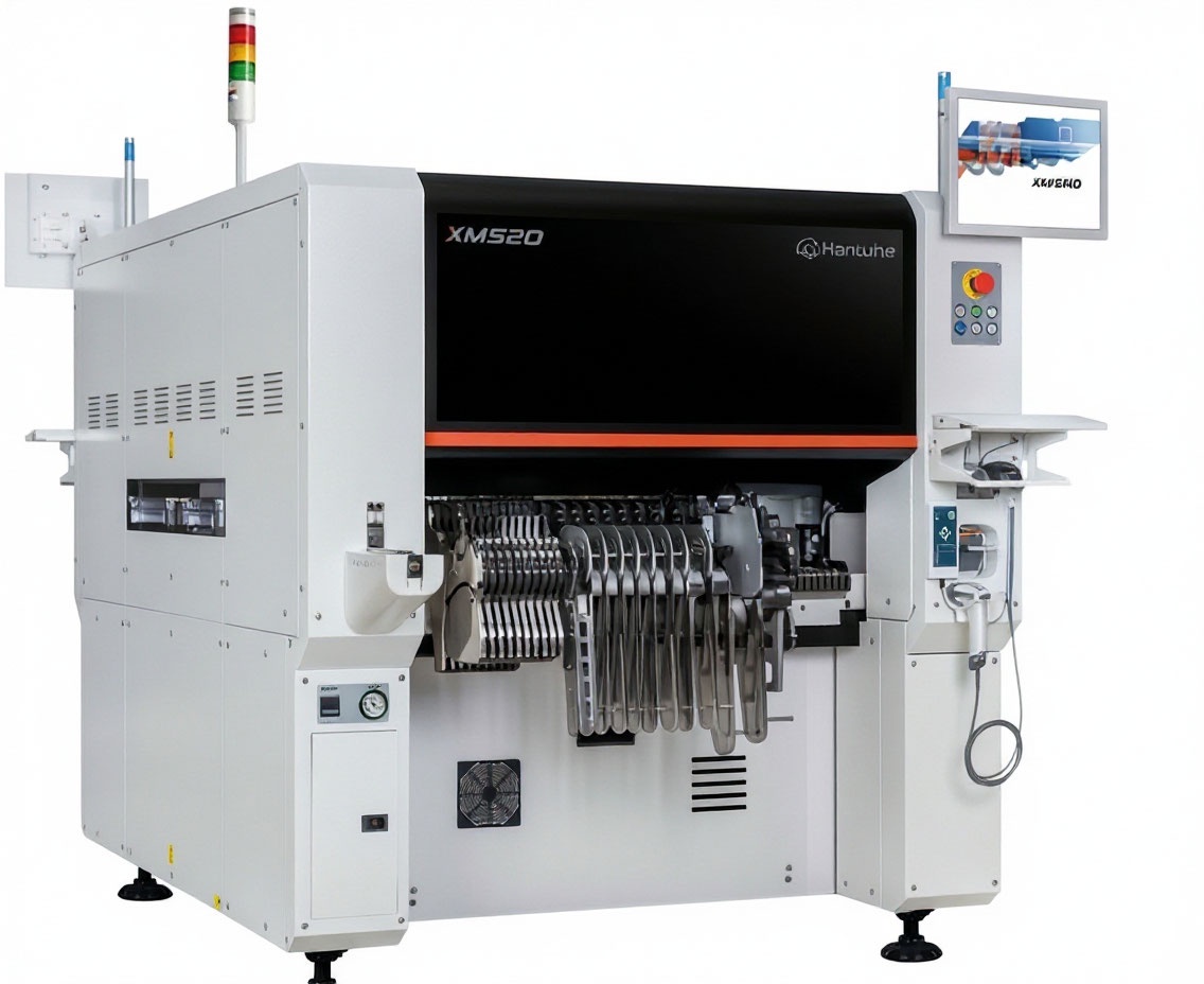 картинка Hanwha HM520. Высокоскоростной автомат-установщик SMD компонентов являющийся официальным дистрибьютором в России 