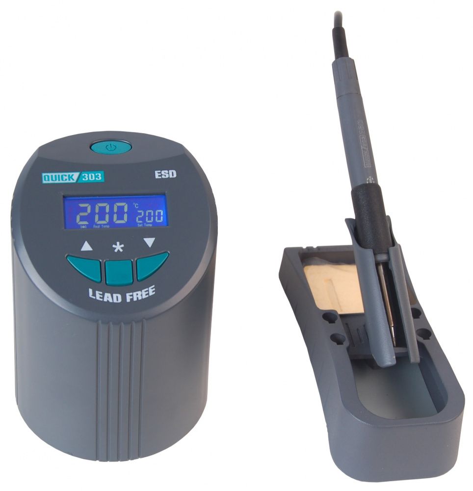 картинка Quick 303 Lead Free (90 Вт). Индукционная паяльная станция являющийся официальным дистрибьютором в России 