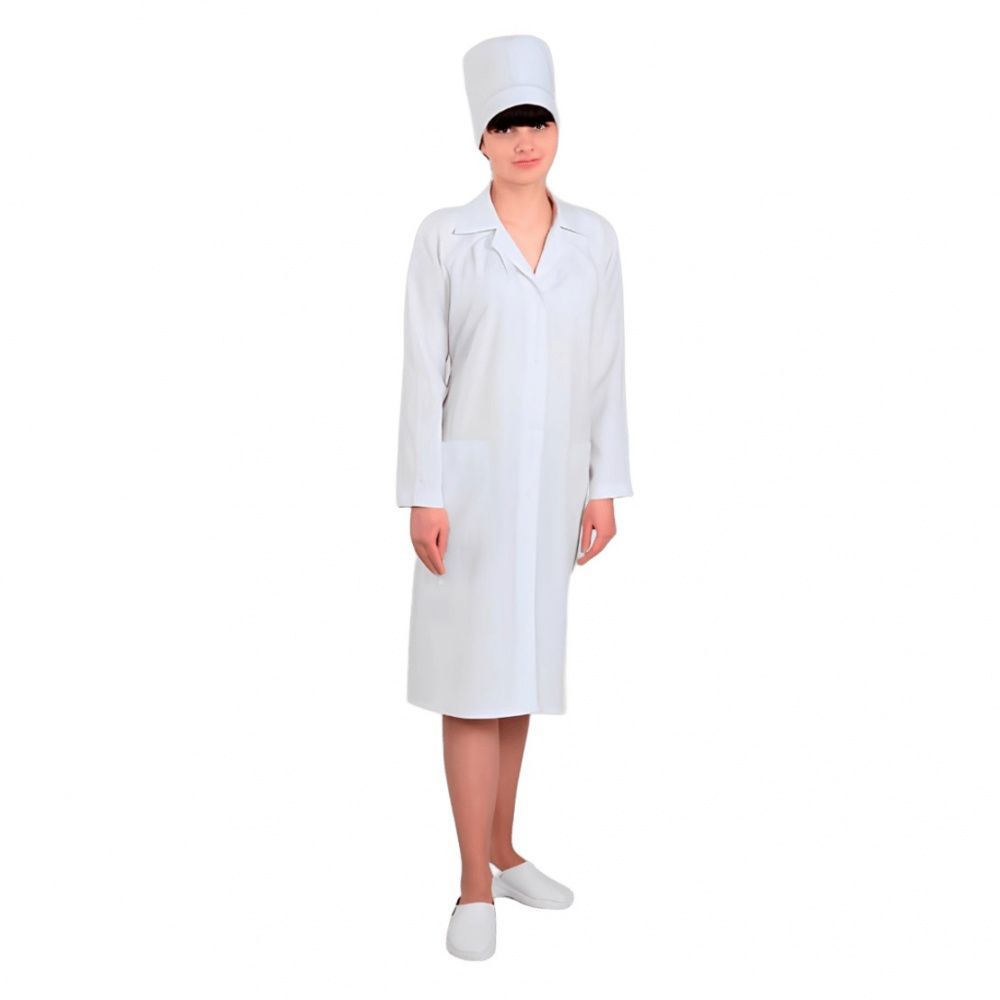 картинка ELK Б-262. Халат антистатический женский являющийся официальным дистрибьютором в России 