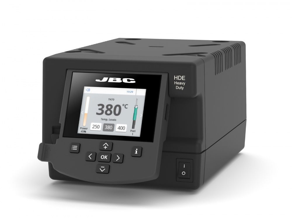 картинка JBC HDE-2UD (250 Вт). Блок управления паяльной станции HDE являющийся официальным дистрибьютором в России 