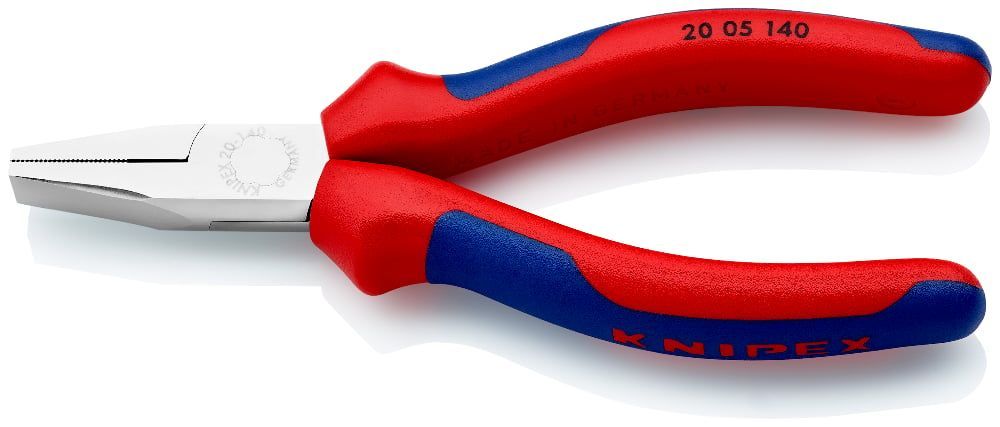 картинка KNIPEX KN-2005140. Плоскогубцы с гладкими губками являющийся официальным дистрибьютором в России 