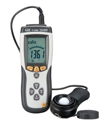 картинка CEM-Instruments DT-8809A. Люксметр являющийся официальным дистрибьютором в России 