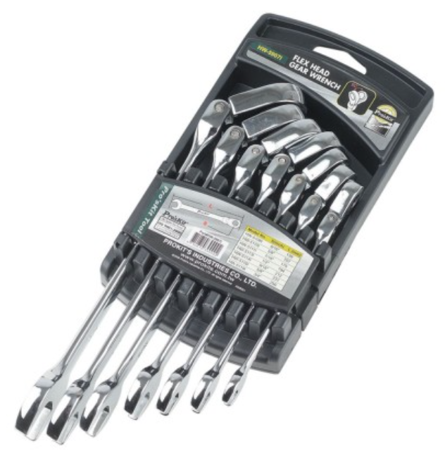 картинка ProsKit HW-5907M. Набор трещоточных ключей комбинированных являющийся официальным дистрибьютором в России 