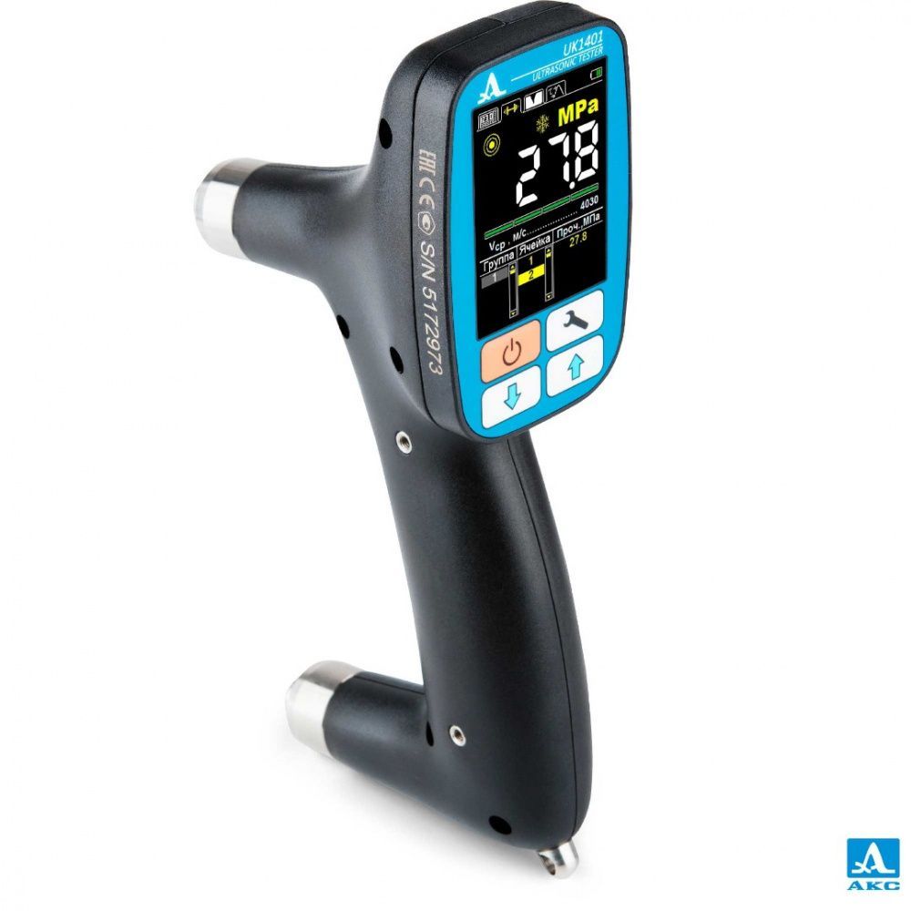картинка АКС UK1401 (1021). Ультразвуковой тестер для бетона в базовой комплектации являющийся официальным дистрибьютором в России 