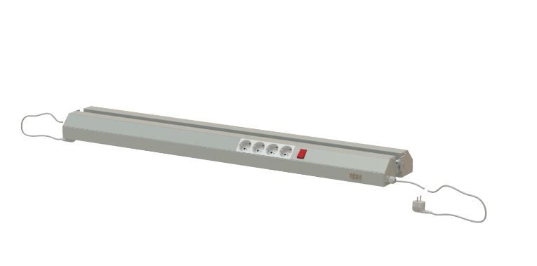 картинка Teras EМ-120. Панель электромонтажная 1200 мм для серии MODERN являющийся официальным дистрибьютором в России 