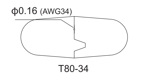 картинка Atten T80-34. Наконечник для термозачистки проводов серии T80 являющийся официальным дистрибьютором в России 