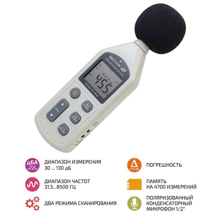 картинка МЕГЕОН 92132. Измерители шума с USB интерфейсом являющийся официальным дистрибьютором в России 