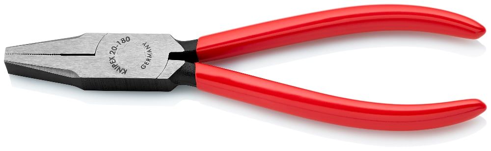 картинка KNIPEX KN-2001180. Плоскогубцы с гладкими губками являющийся официальным дистрибьютором в России 