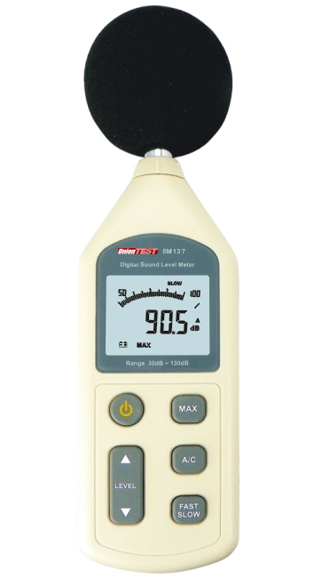 картинка UnionTEST SM137. Шумомер цифровой являющийся официальным дистрибьютором в России 