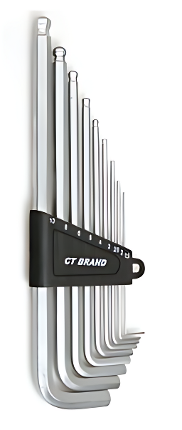 картинка CT Brand CT-9. Набор ключей шестигранных S1.5-S10 являющийся официальным дистрибьютором в России 