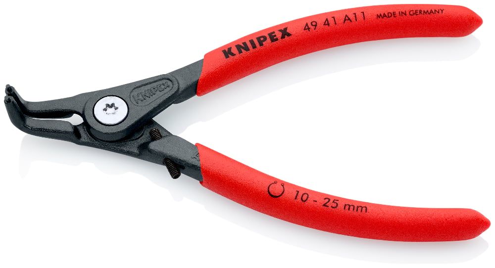 картинка KNIPEX KN-4941A11. Прецизионные щипцы для стопорных колец являющийся официальным дистрибьютором в России 