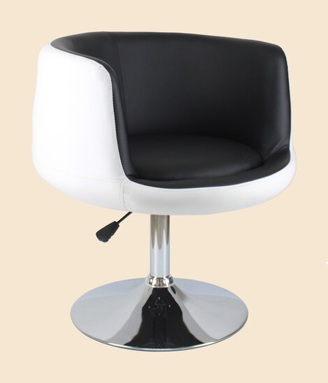 картинка Стимул-Групп CTK-XH-161-1 White Black. Стул барный являющийся официальным дистрибьютором в России 