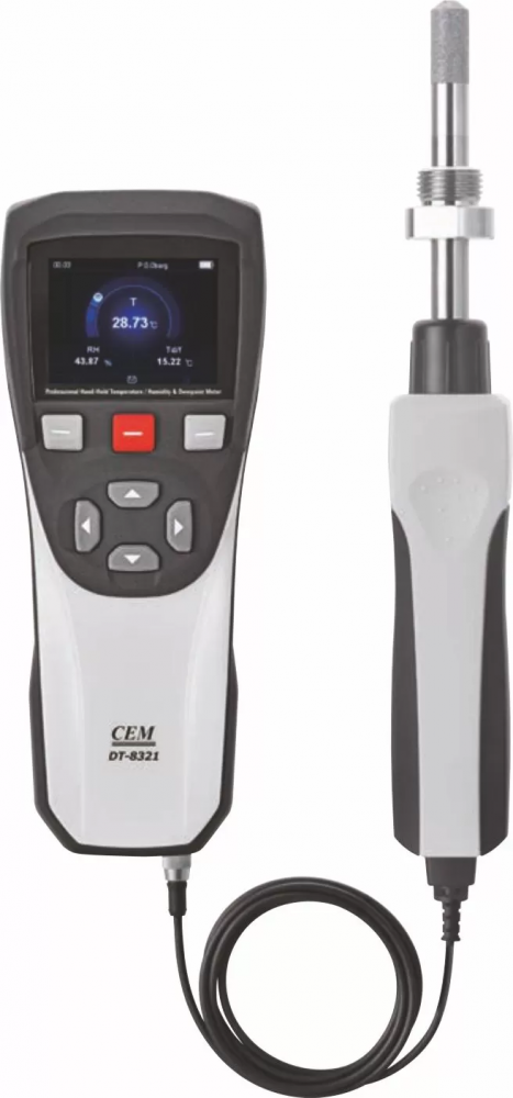 картинка CEM-Instruments DT-8321. Измеритель точки росы являющийся официальным дистрибьютором в России 