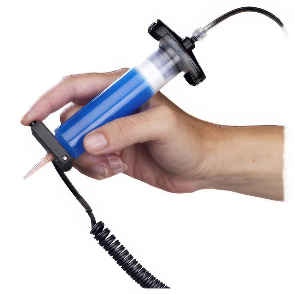 картинка Techcon DX9010. Кнопка на шприц для активации дозатора являющийся официальным дистрибьютором в России 