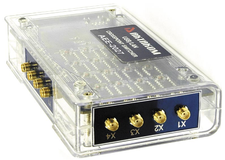 картинка АКТАКОМ АЕЕ-2027. Коммутатор независимых ВЧ сигналов 4-х канальный USB являющийся официальным дистрибьютором в России 