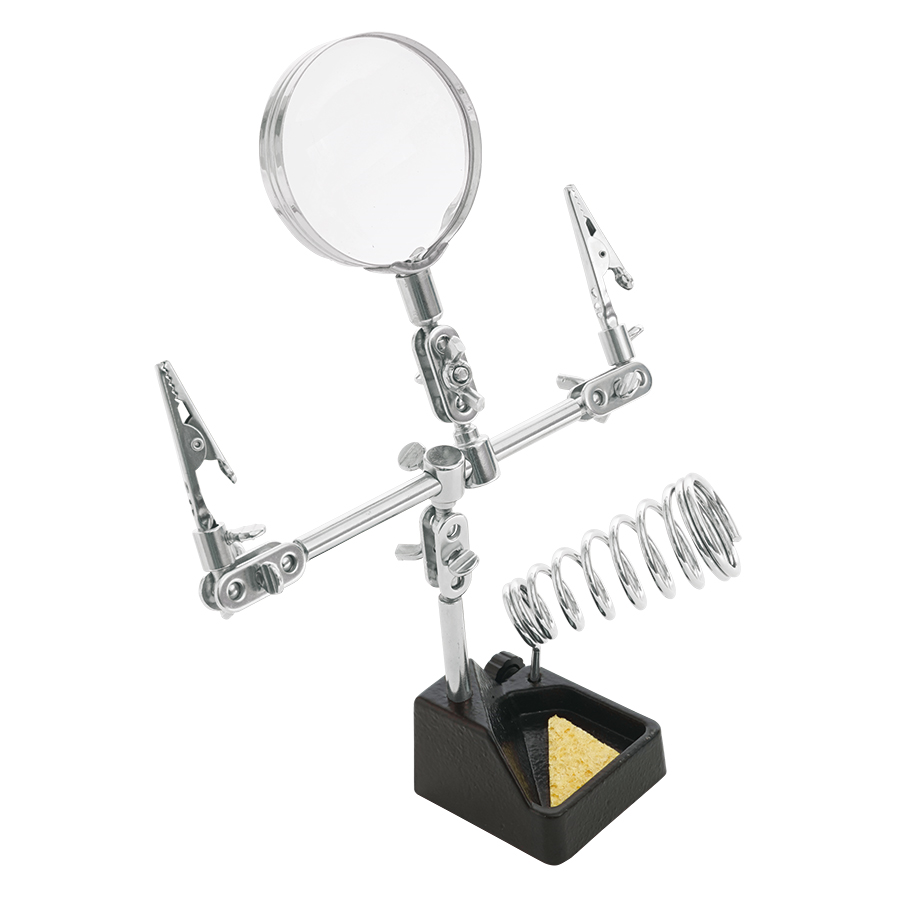 картинка ProsKit 608-391E. Держатель для плат с линзой являющийся официальным дистрибьютором в России 