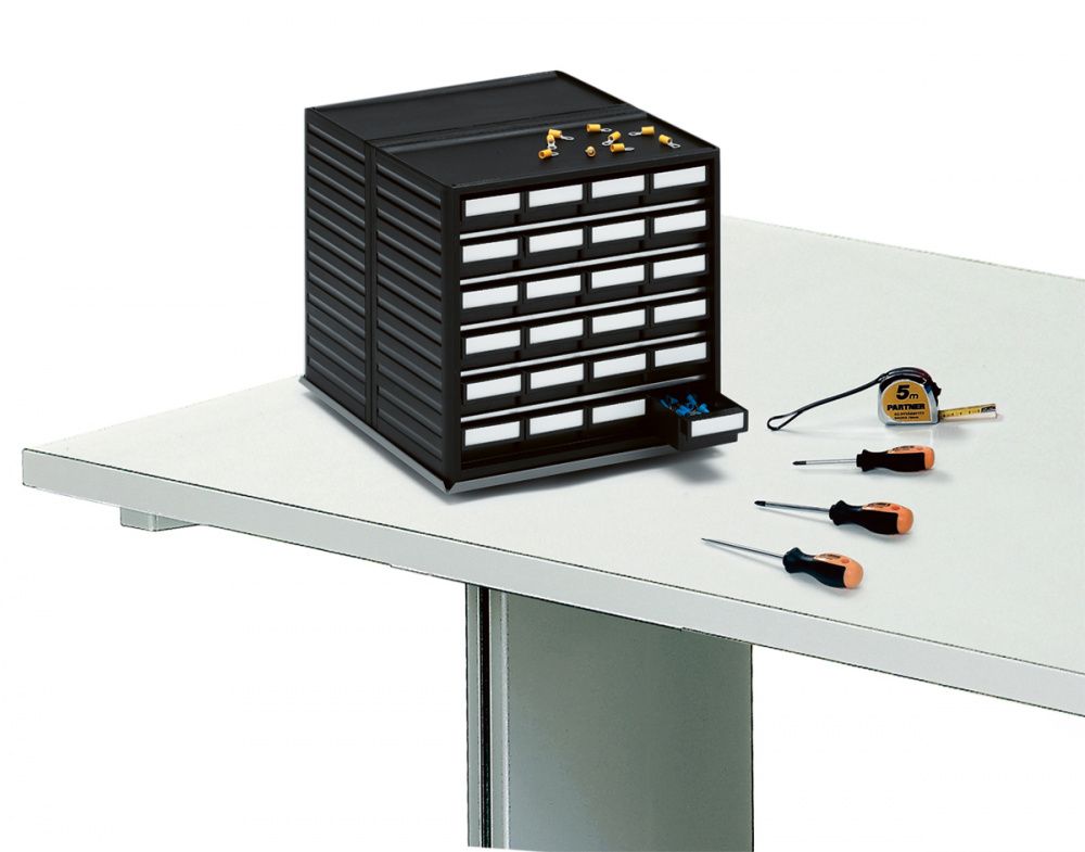 картинка Treston PTP-5 ESD. Настольная поворотная стойка 360×310×300 мм для кассетниц серии 290 являющийся официальным дистрибьютором в России 