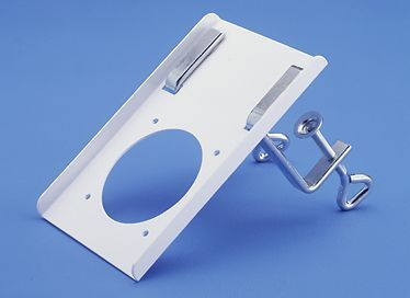 картинка Alsident 2-7510R. Струбцина для крепления дымоприемника 75 мм, белая являющийся официальным дистрибьютором в России 