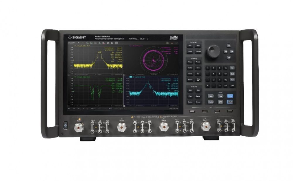 картинка АКИП 6606/4А. Анализатор цепей векторный лабораторный являющийся официальным дистрибьютором в России 