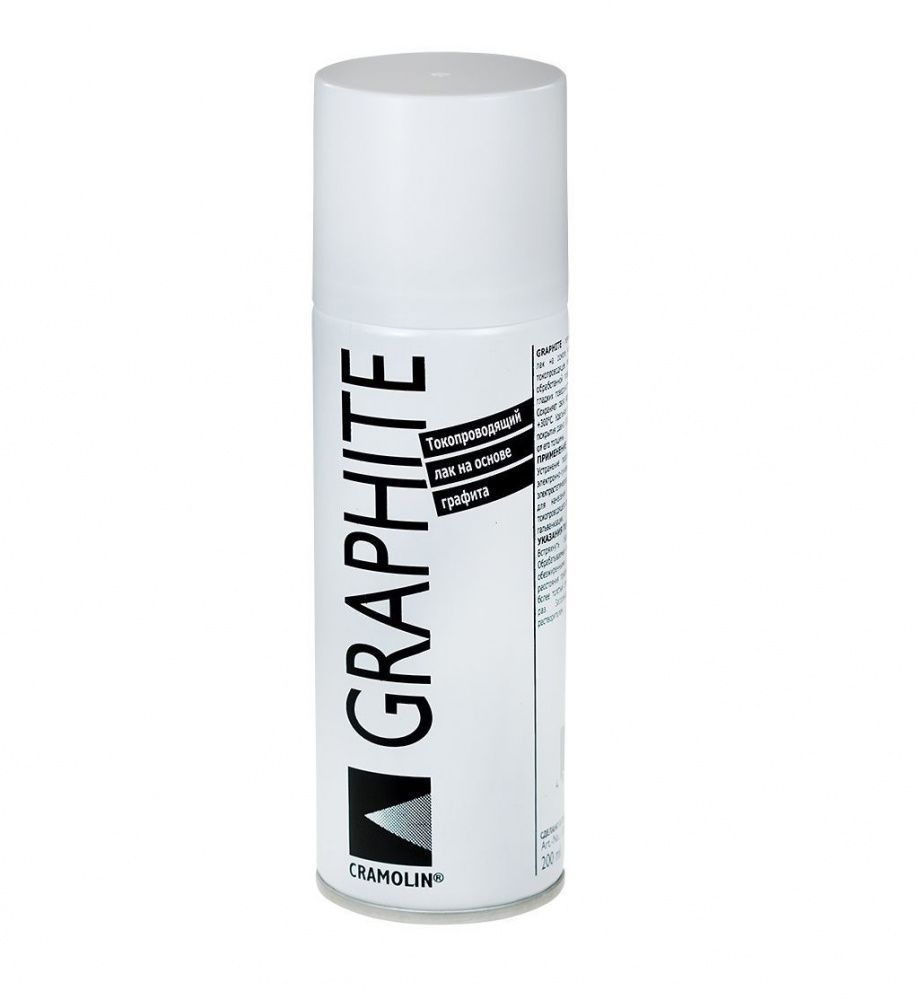 картинка CRAMOLIN Graphite. Токопроводящий защитный графитовый лак 200 мл являющийся официальным дистрибьютором в России 