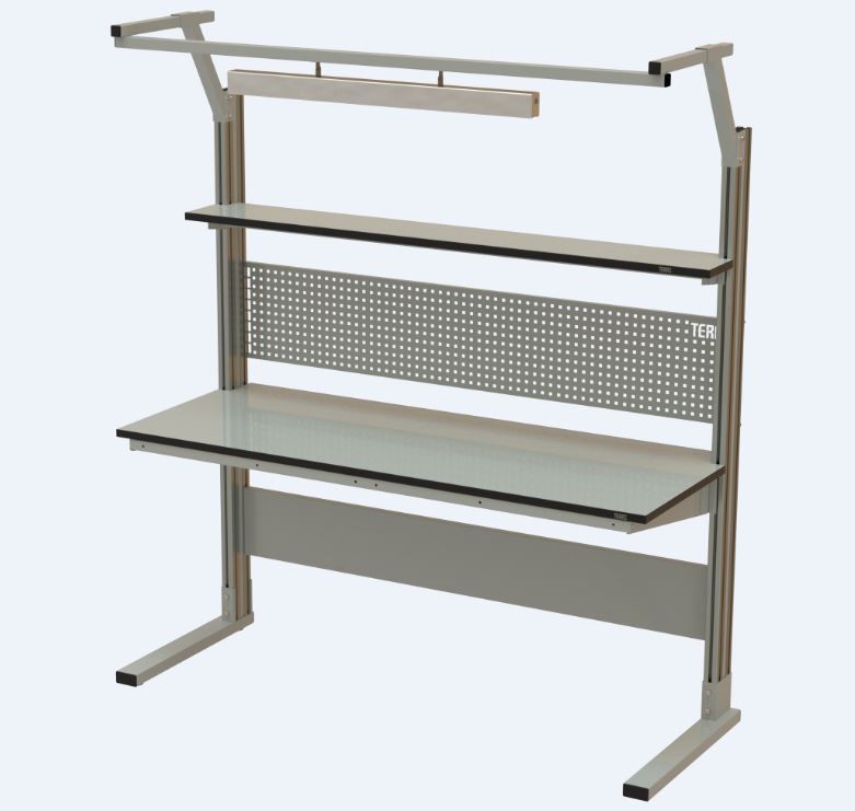 картинка Teras MT-180.70(K). Стол рабочий основной 1500×700 мм серии MODERN + LED-120 являющийся официальным дистрибьютором в России 