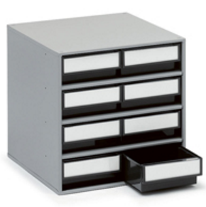 картинка Treston 0840-ESD. Кассетница с черными ячейками серии 400 являющийся официальным дистрибьютором в России 