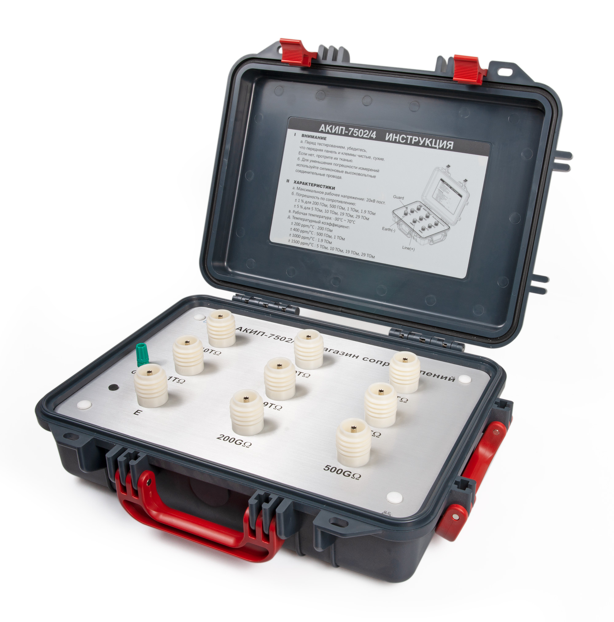 картинка АКИП 7502/4. Магазин сопротивлений являющийся официальным дистрибьютором в России 