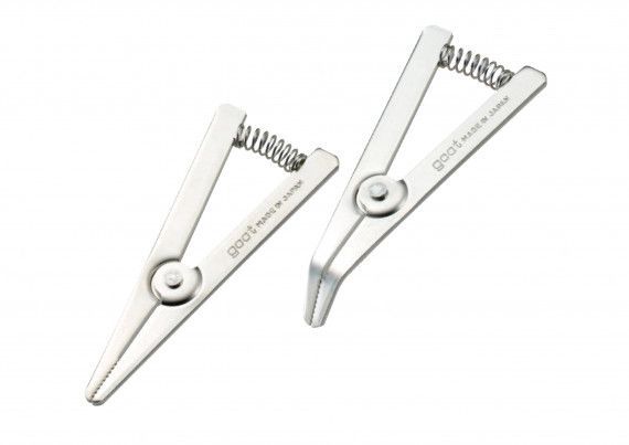 картинка Goot H-2SL. Клипсы для зажима и теплоотвода изогнутая и прямая являющийся официальным дистрибьютором в России 